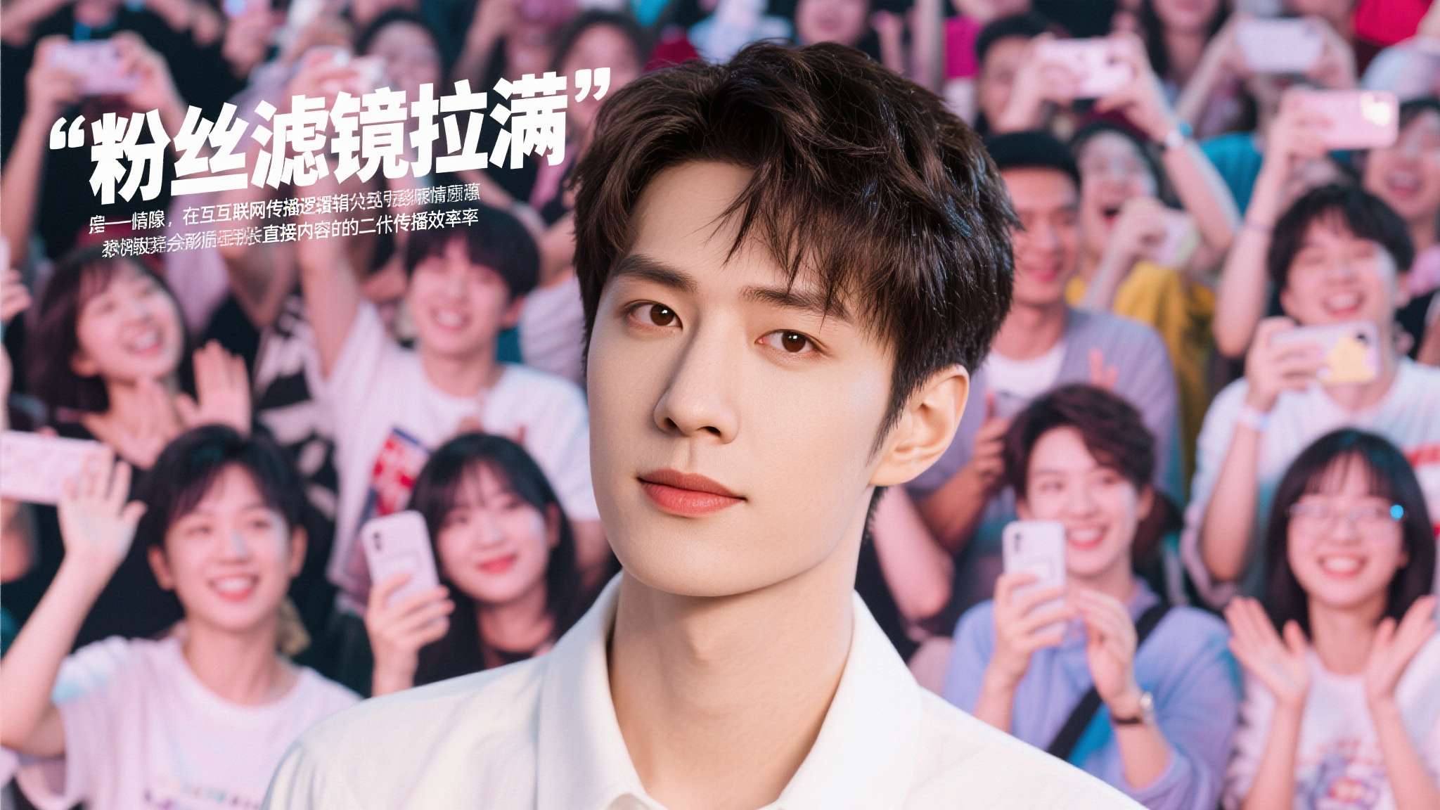 说到"粉丝滤镜拉满"，这并不只是一句调侃。在互联网传播逻辑中，粉丝对偶像的情感投